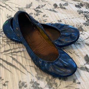 Navy Sparkle PAINTED Tieks